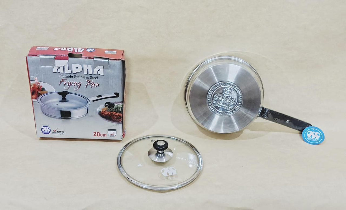 Alpha Stainless Steel Frypan