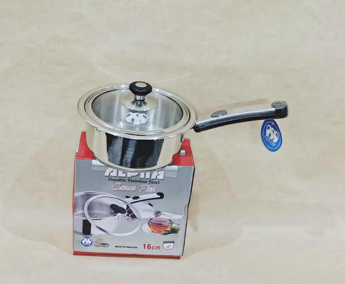 Alpha Stainless Steel Saucepan