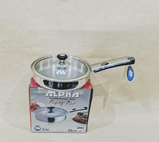 Alpha Stainless Steel Frypan