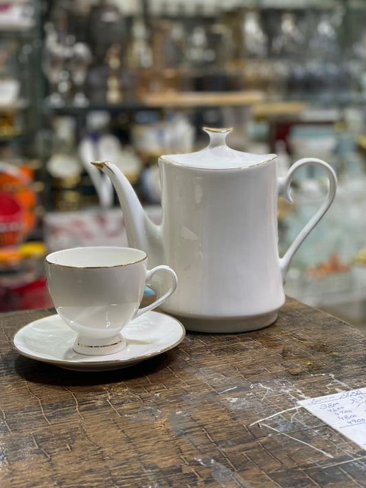 Bone China Golden Tea Set