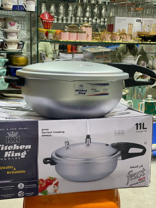 Kichen king  Pressure cooker feast wok  Karahi shape
