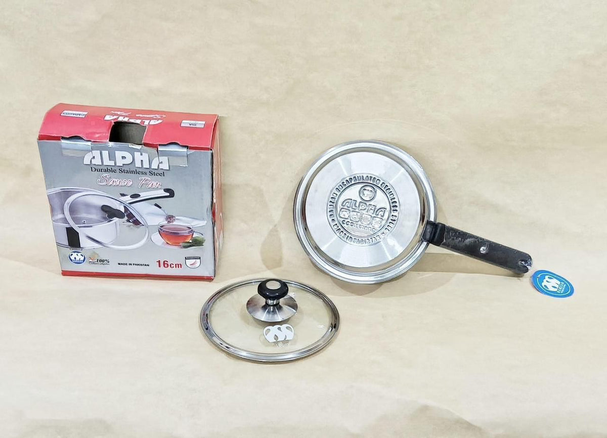 Alpha Stainless Steel Saucepan