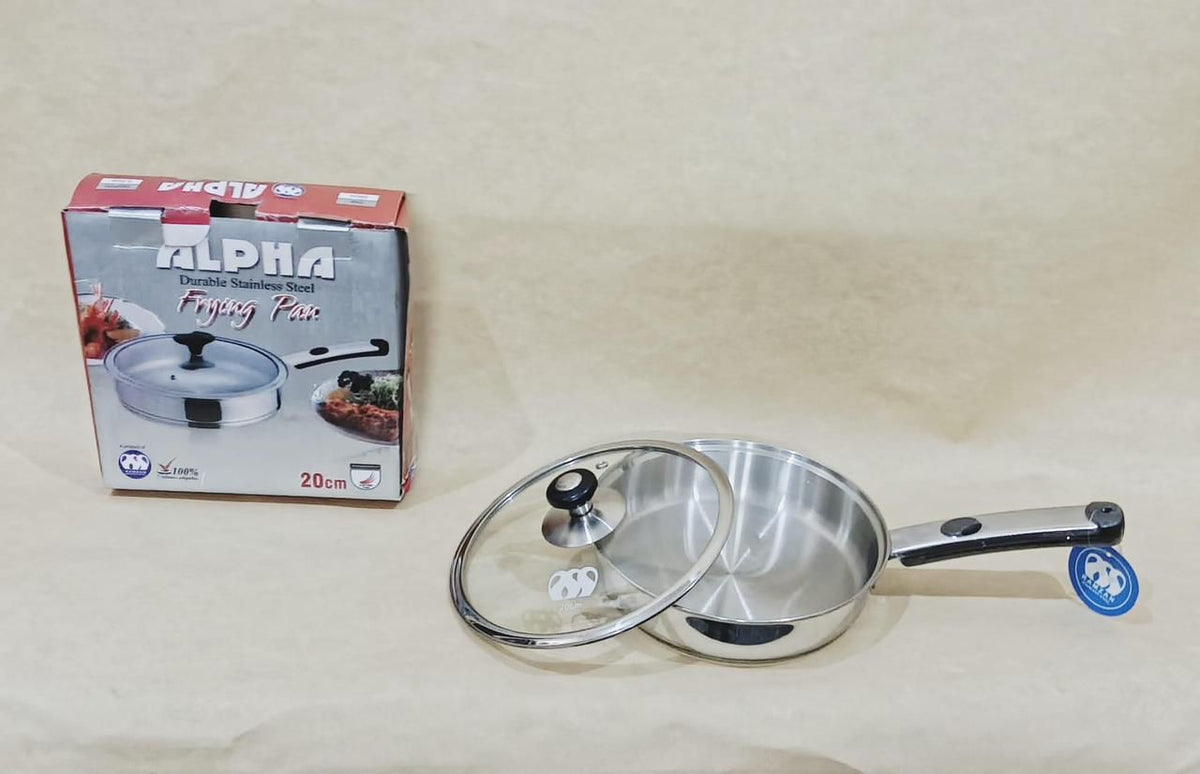 Alpha Stainless Steel Frypan